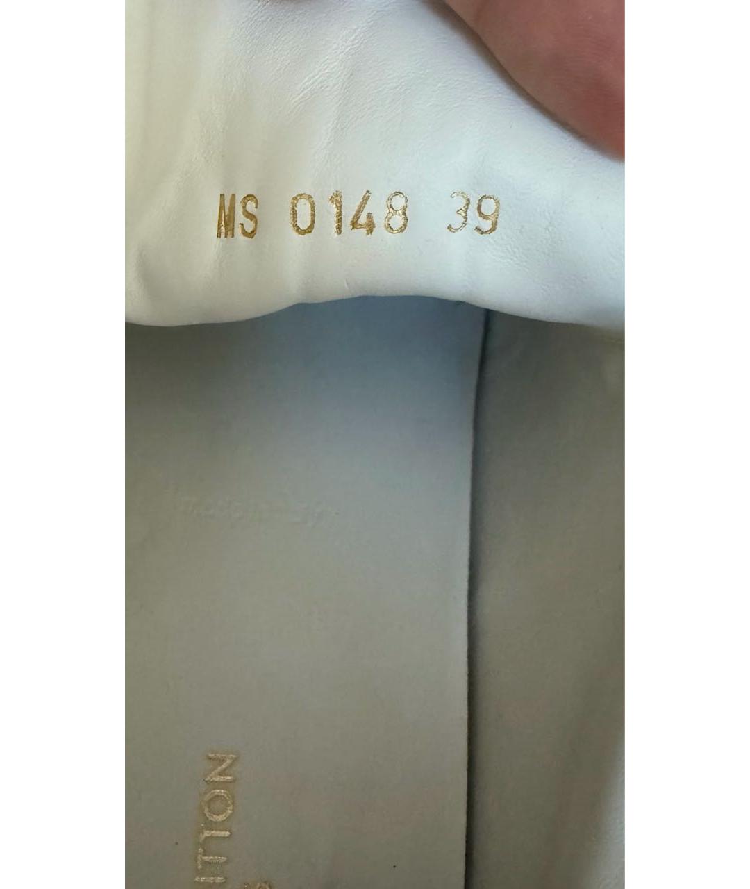 LOUIS VUITTON Белые кожаные кеды, фото 6