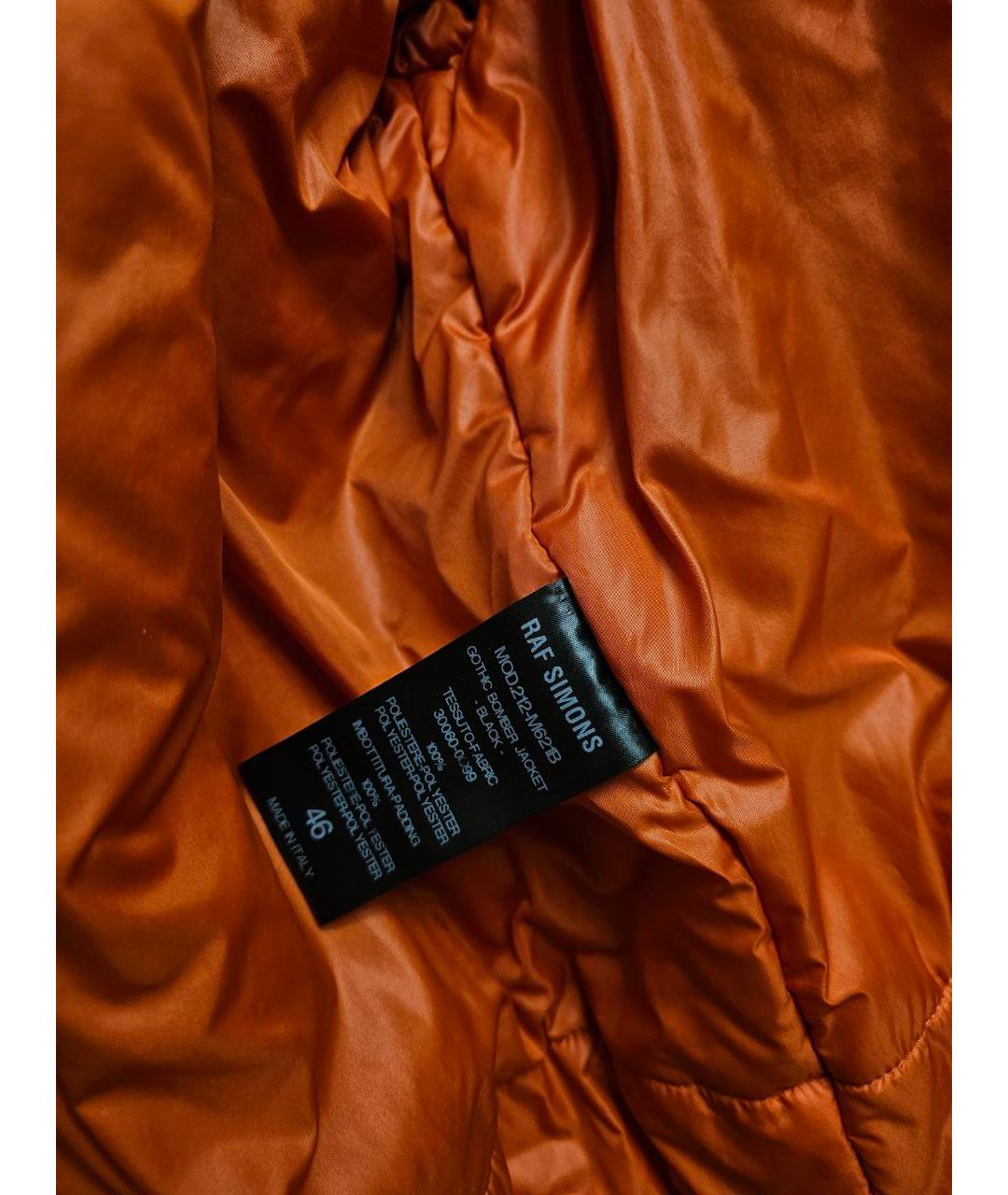 RAF SIMONS Черная полиэстеровая куртка, фото 4