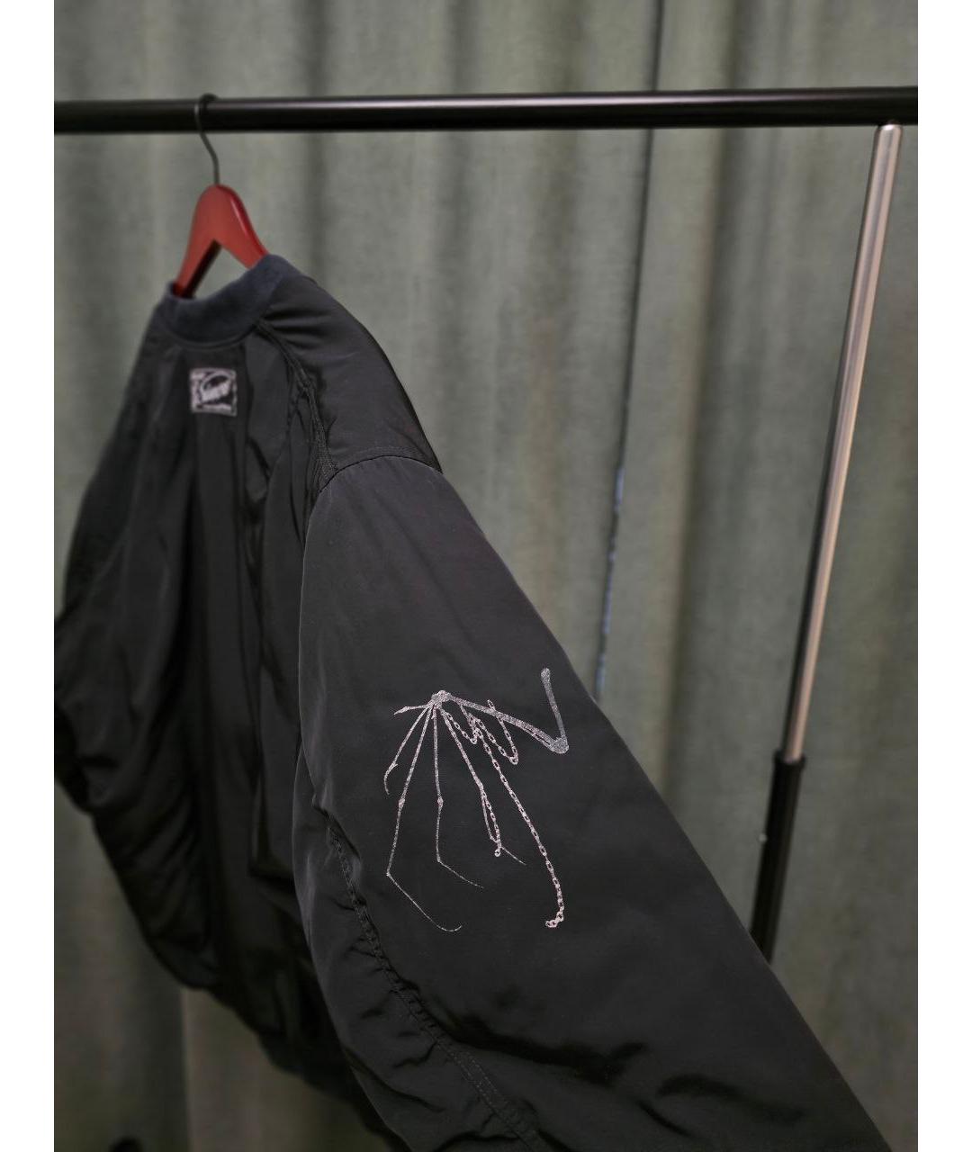 RAF SIMONS Черная полиэстеровая куртка, фото 3