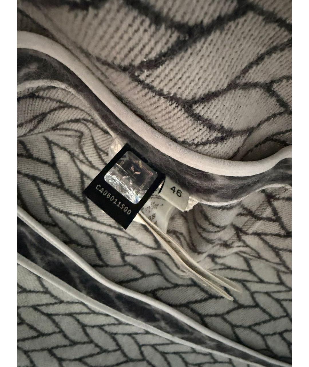 FENDI Серый шерстяной жакет/пиджак, фото 4