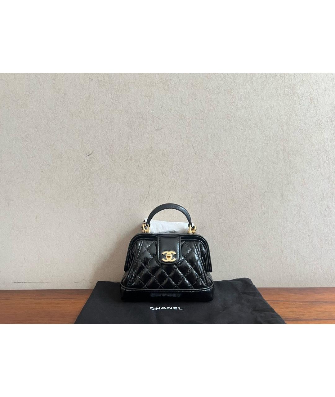 CHANEL Черная сумка через плечо, фото 2