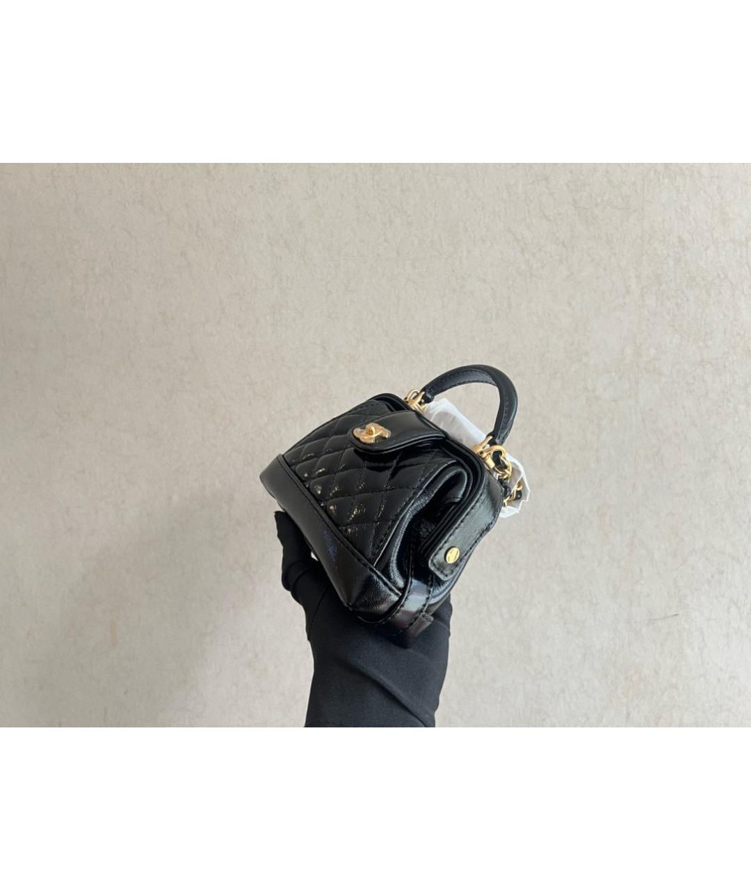 CHANEL Черная сумка через плечо, фото 5