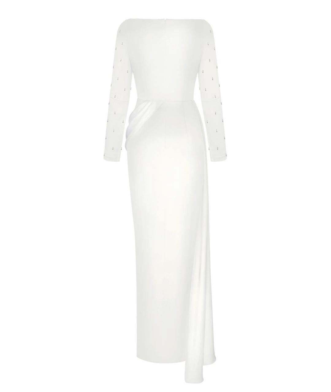 RASARIO Белое полиэстеровое вечернее платье, фото 2