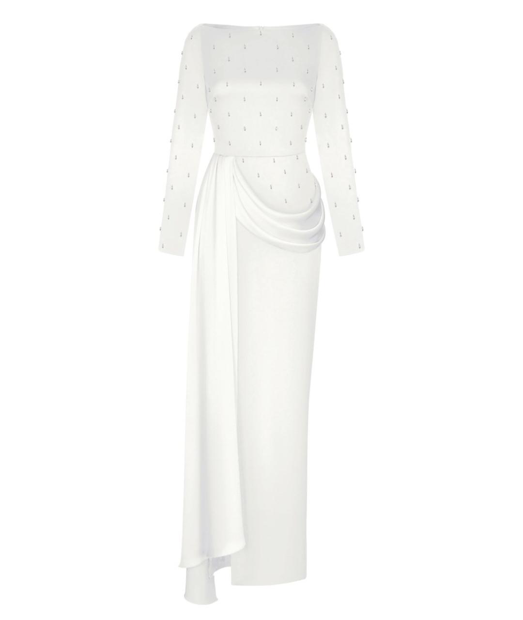 RASARIO Белое полиэстеровое вечернее платье, фото 1