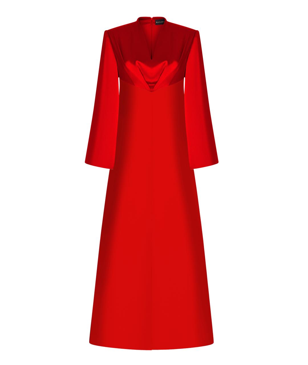 RASARIO Красное полиэстеровое вечернее платье, фото 1