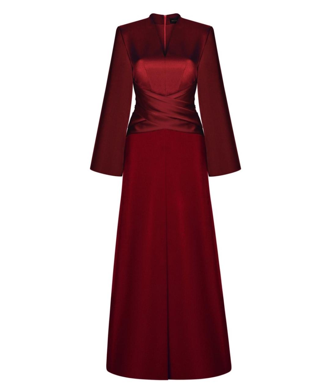 RASARIO Бордовое полиэстеровое вечернее платье, фото 1