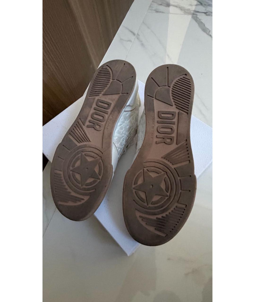 CHRISTIAN DIOR Белые кожаные кеды, фото 8