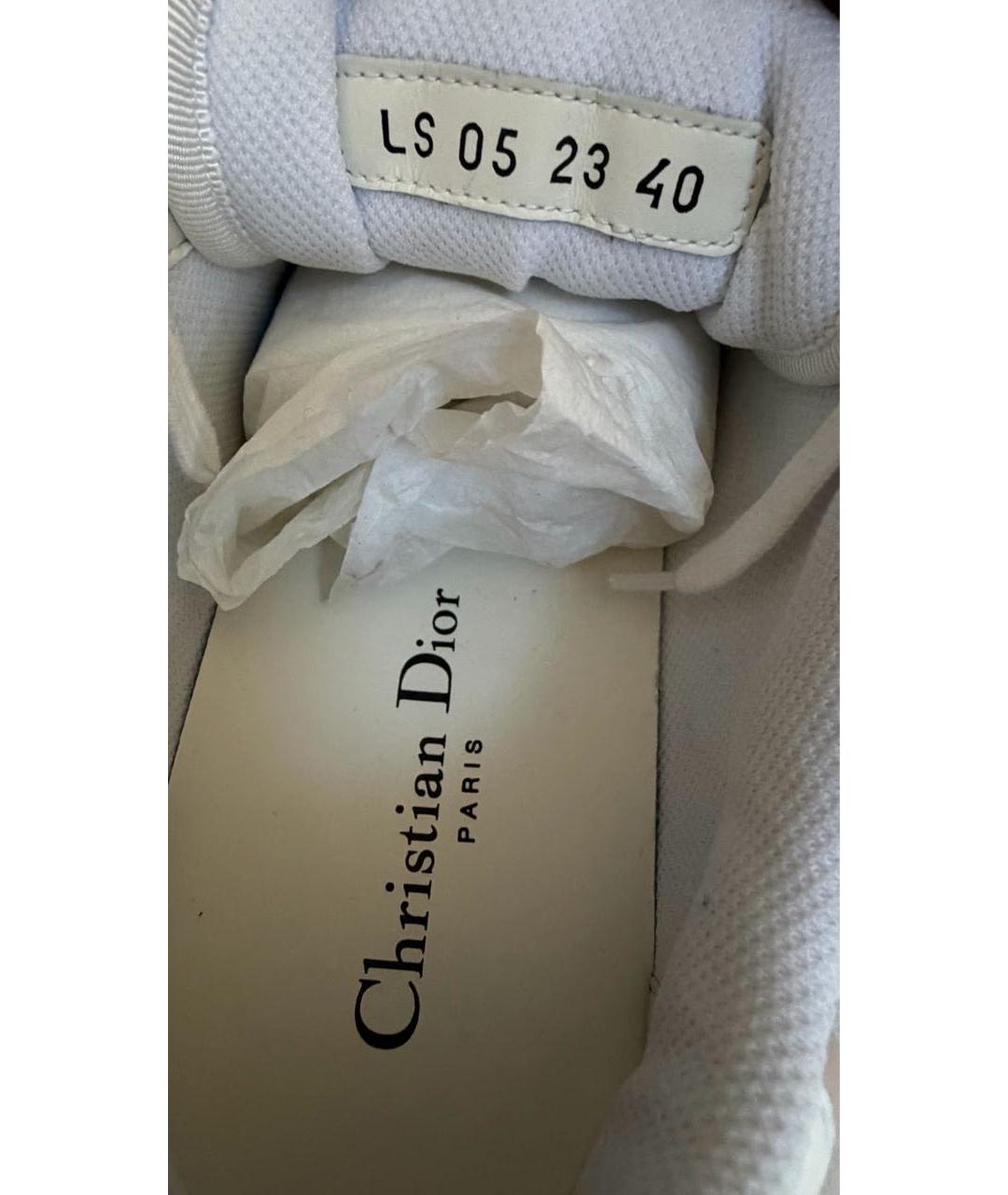 CHRISTIAN DIOR Белые кожаные кеды, фото 7