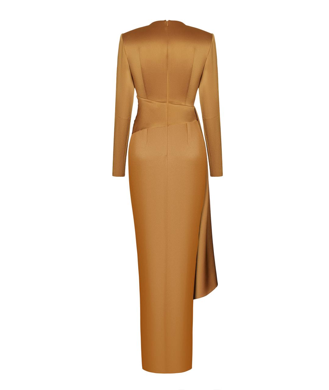 RASARIO Золотое полиэстеровое вечернее платье, фото 2