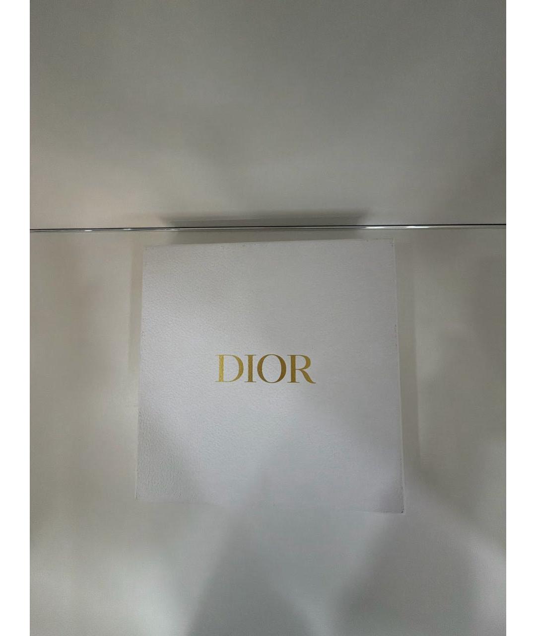 CHRISTIAN DIOR Черный кашемировый шарф, фото 6