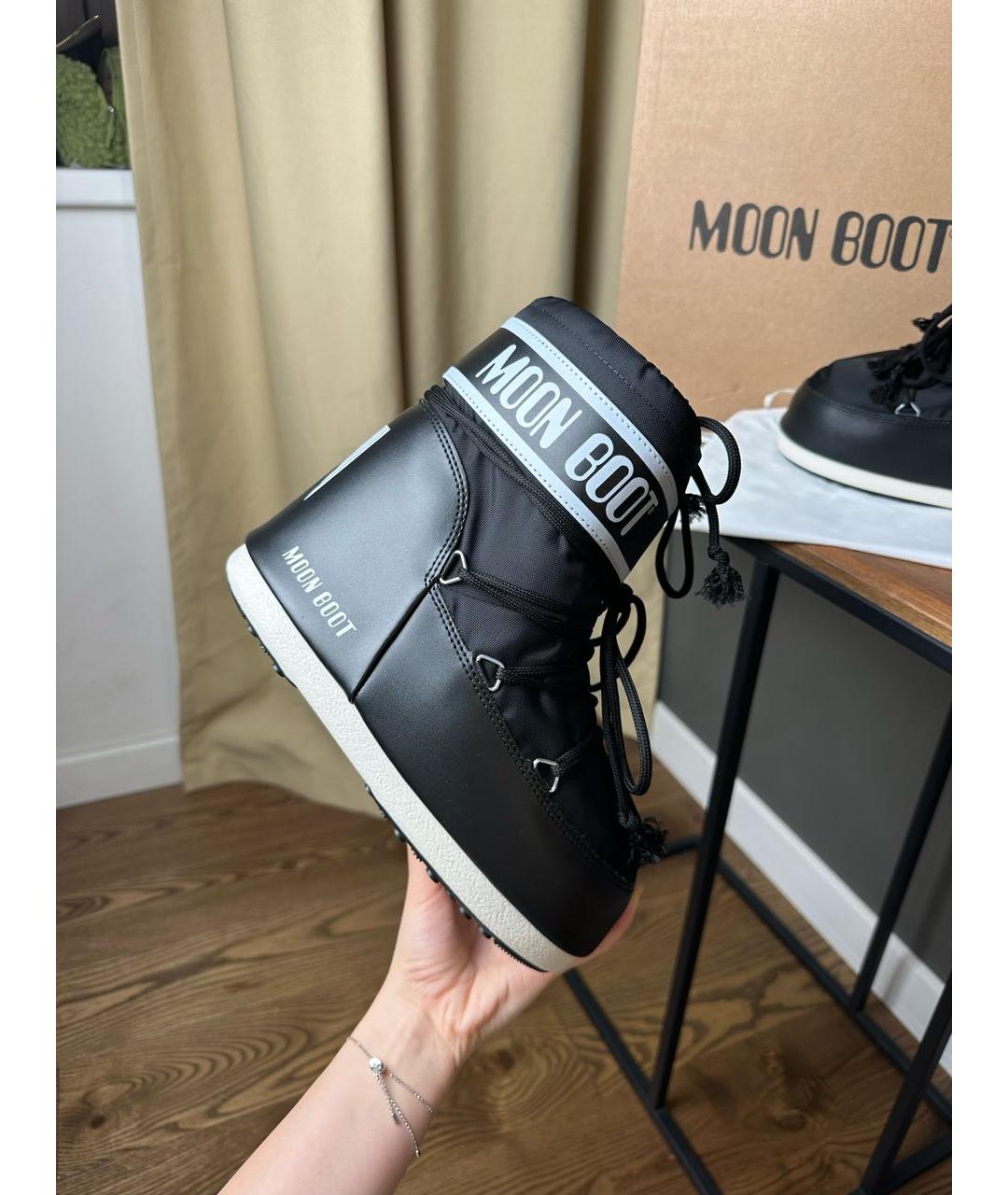 MOON BOOT Черные ботинки, фото 3