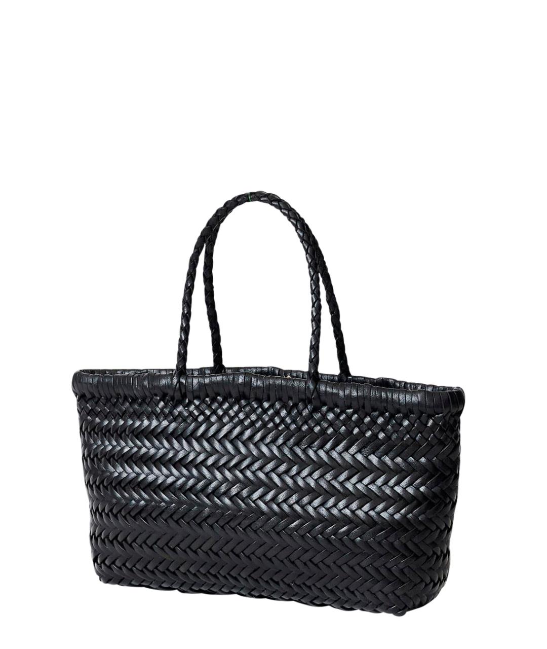 Dragon Diffusion Черная кожаная сумка тоут, фото 2