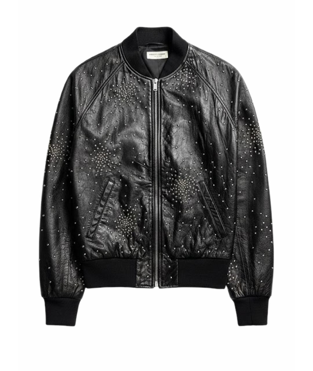 SAINT LAURENT Черная кожаная куртка, фото 1