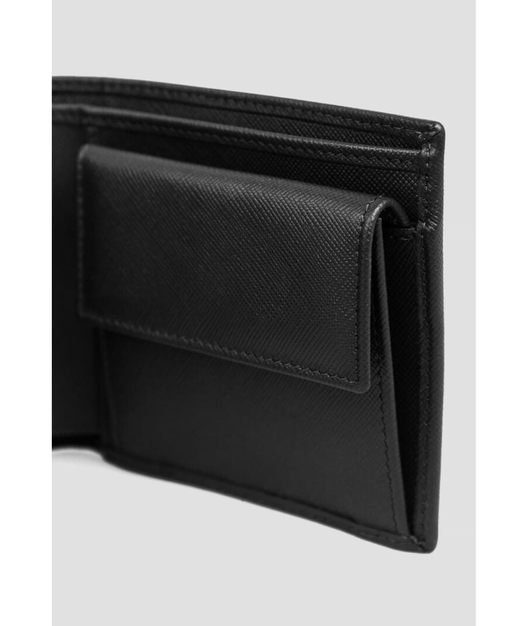 KITON Черный кожаный кошелек, фото 2