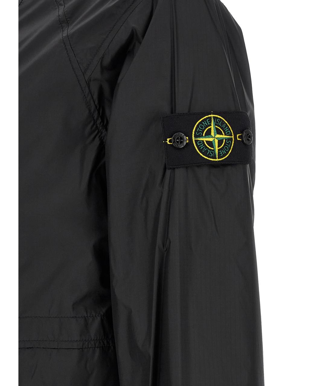 STONE ISLAND Синяя полиамидовая куртка, фото 5