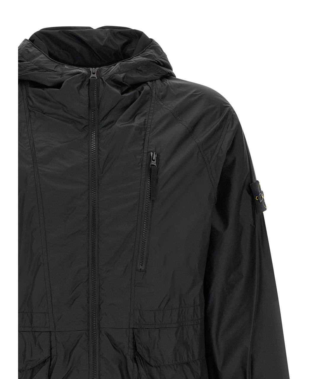 STONE ISLAND Синяя полиамидовая куртка, фото 3