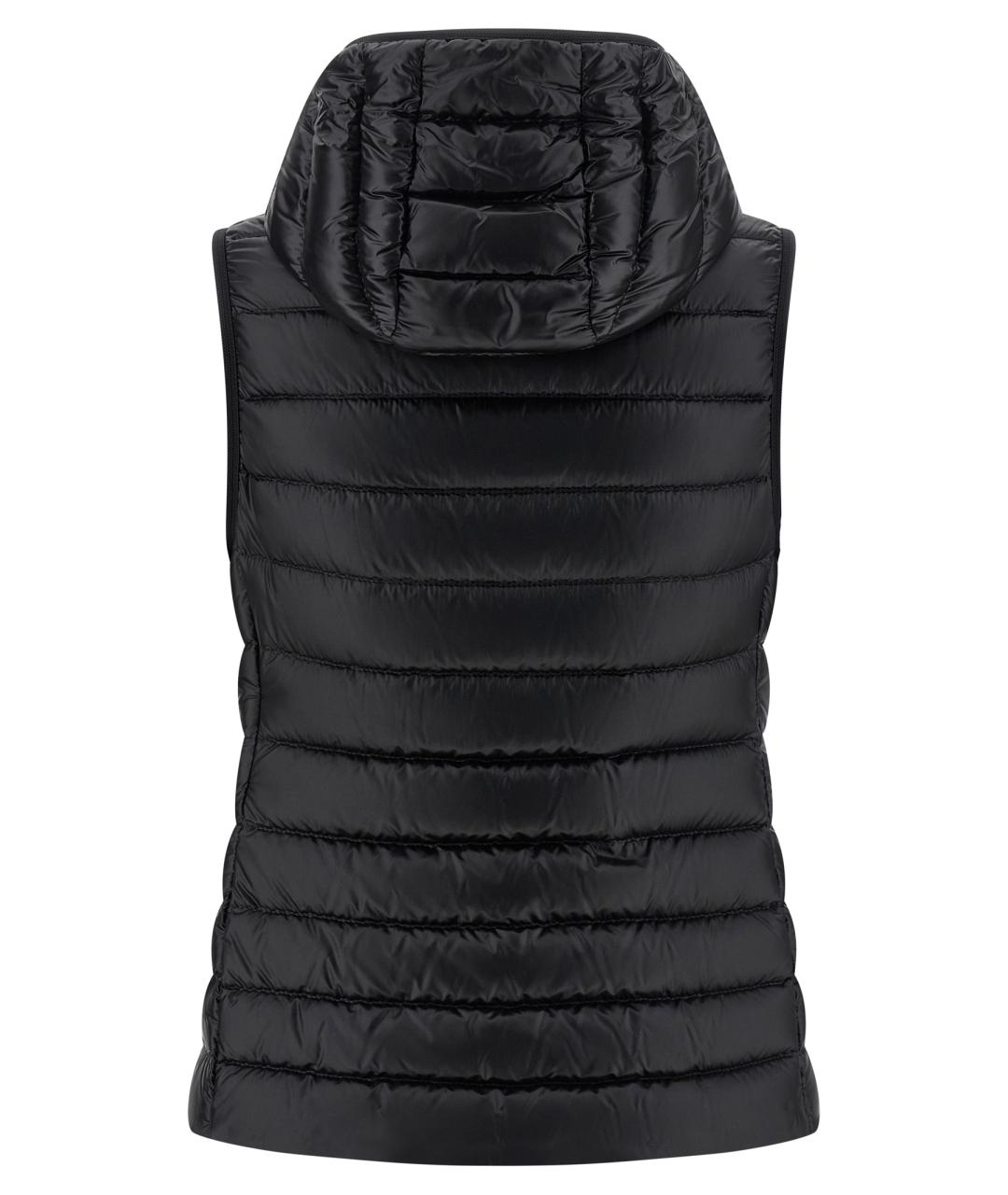 MONCLER Черная полиамидовая жилетка, фото 2