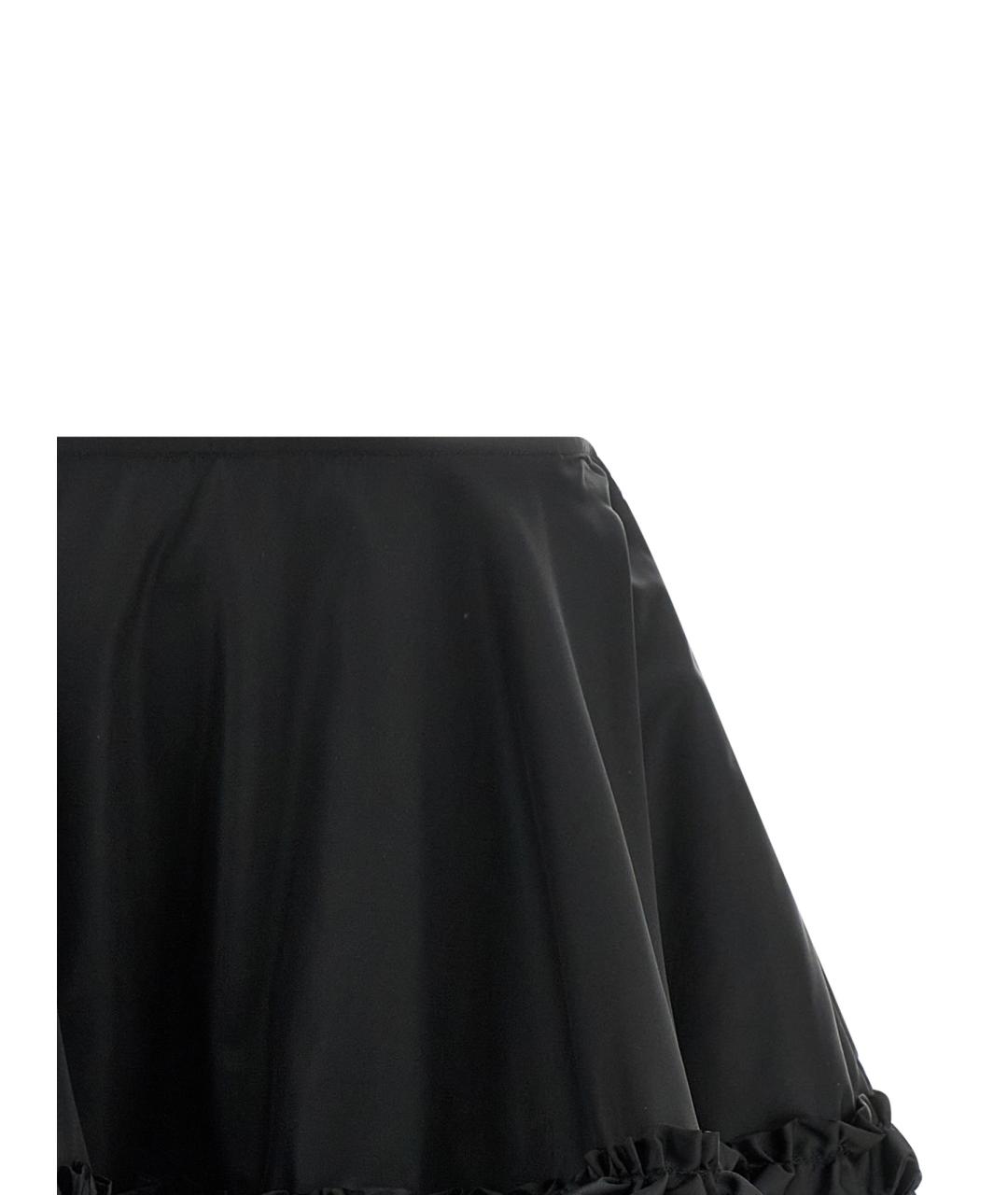 GANNI Черная полиамидовая юбка миди, фото 3