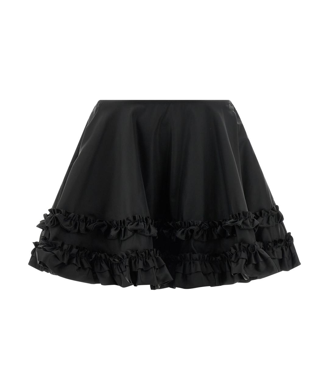 GANNI Черная полиамидовая юбка миди, фото 1