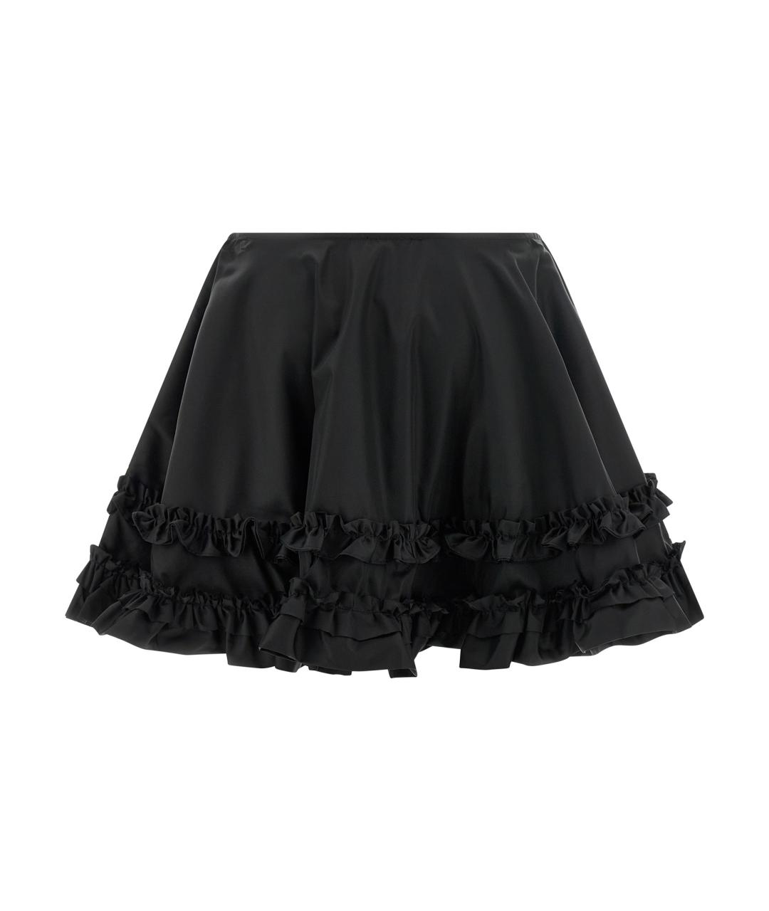 GANNI Черная полиамидовая юбка миди, фото 2