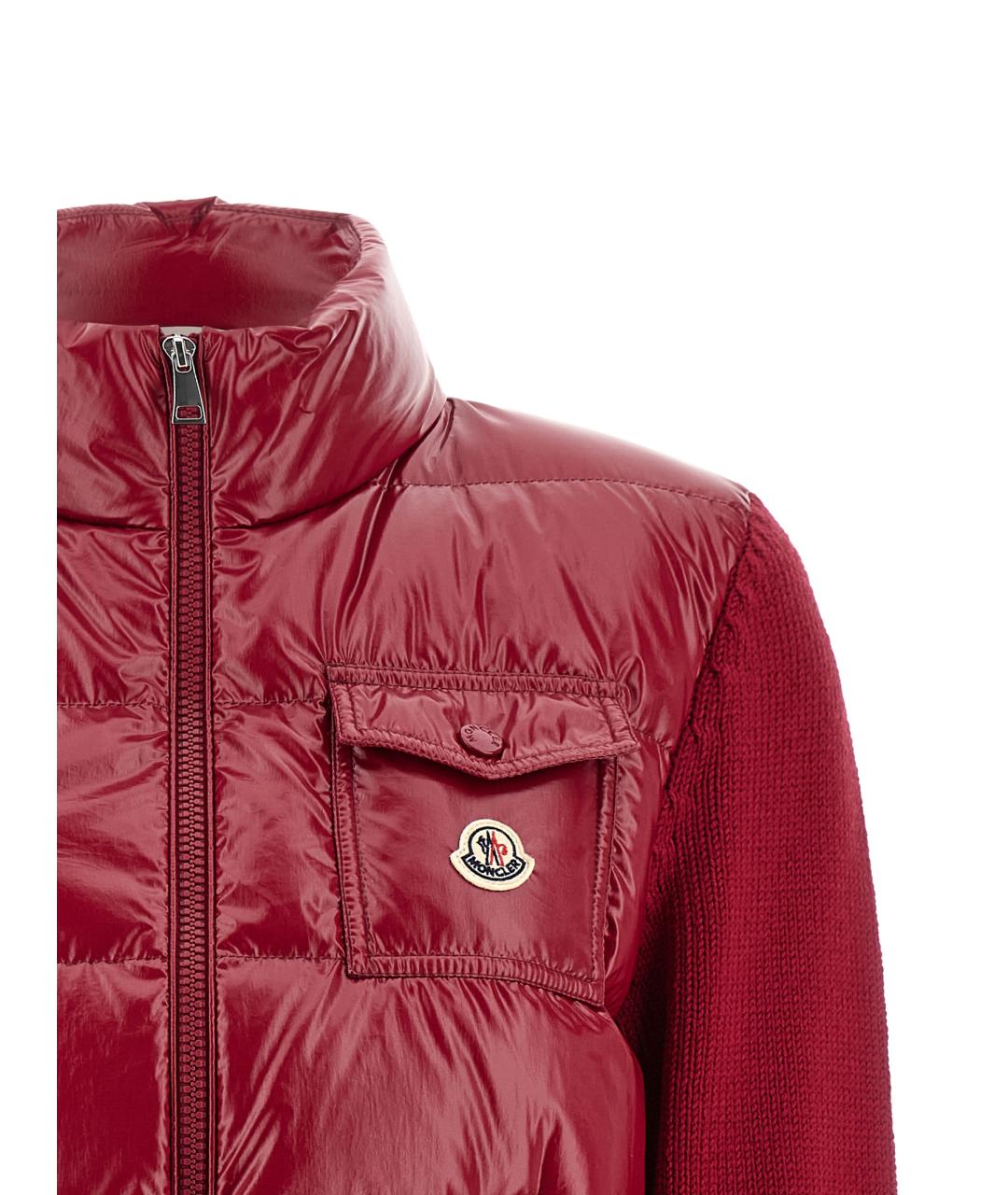 MONCLER Красная шерстяная куртка, фото 3