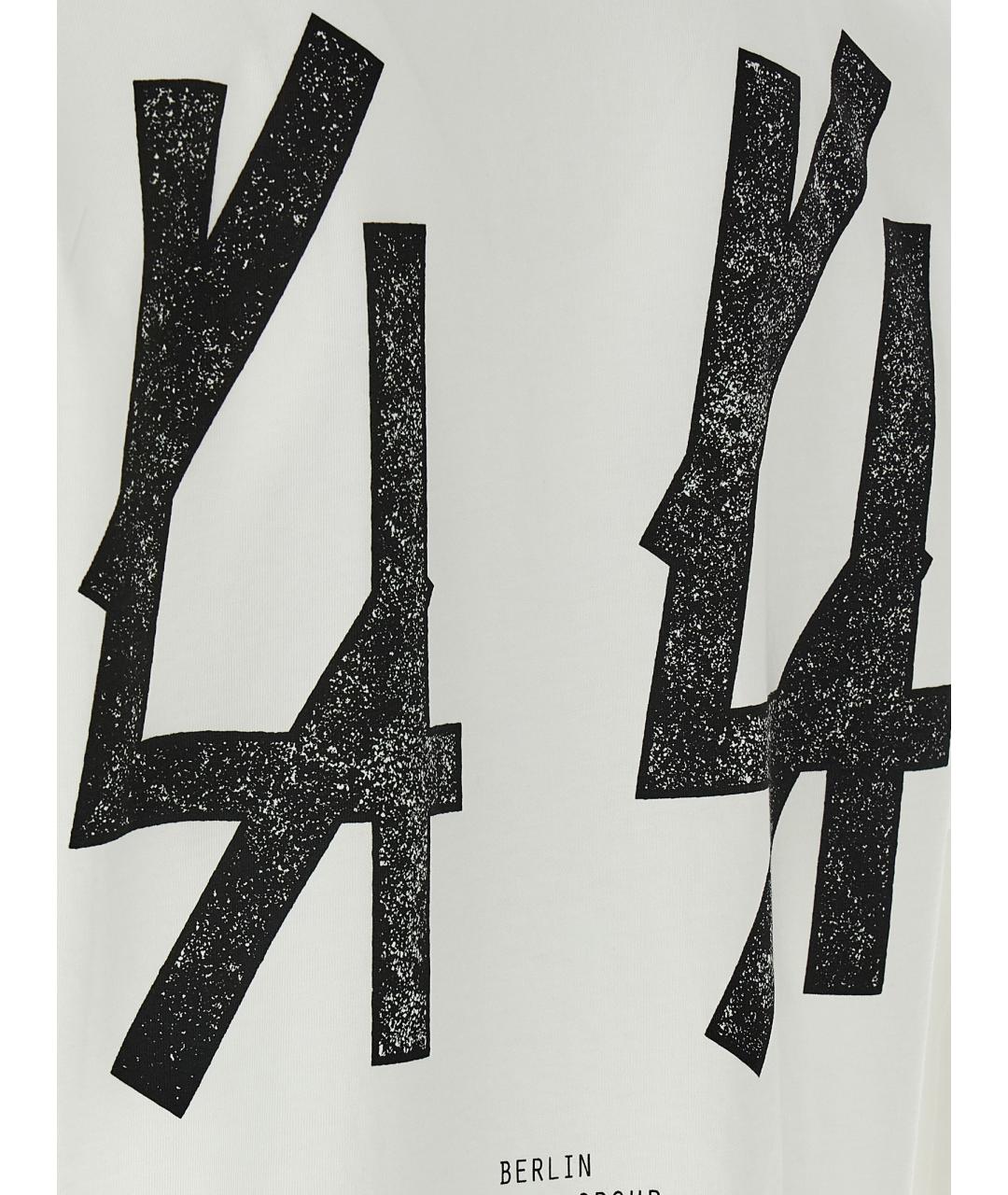 44 LABEL Белая хлопковая футболка, фото 4