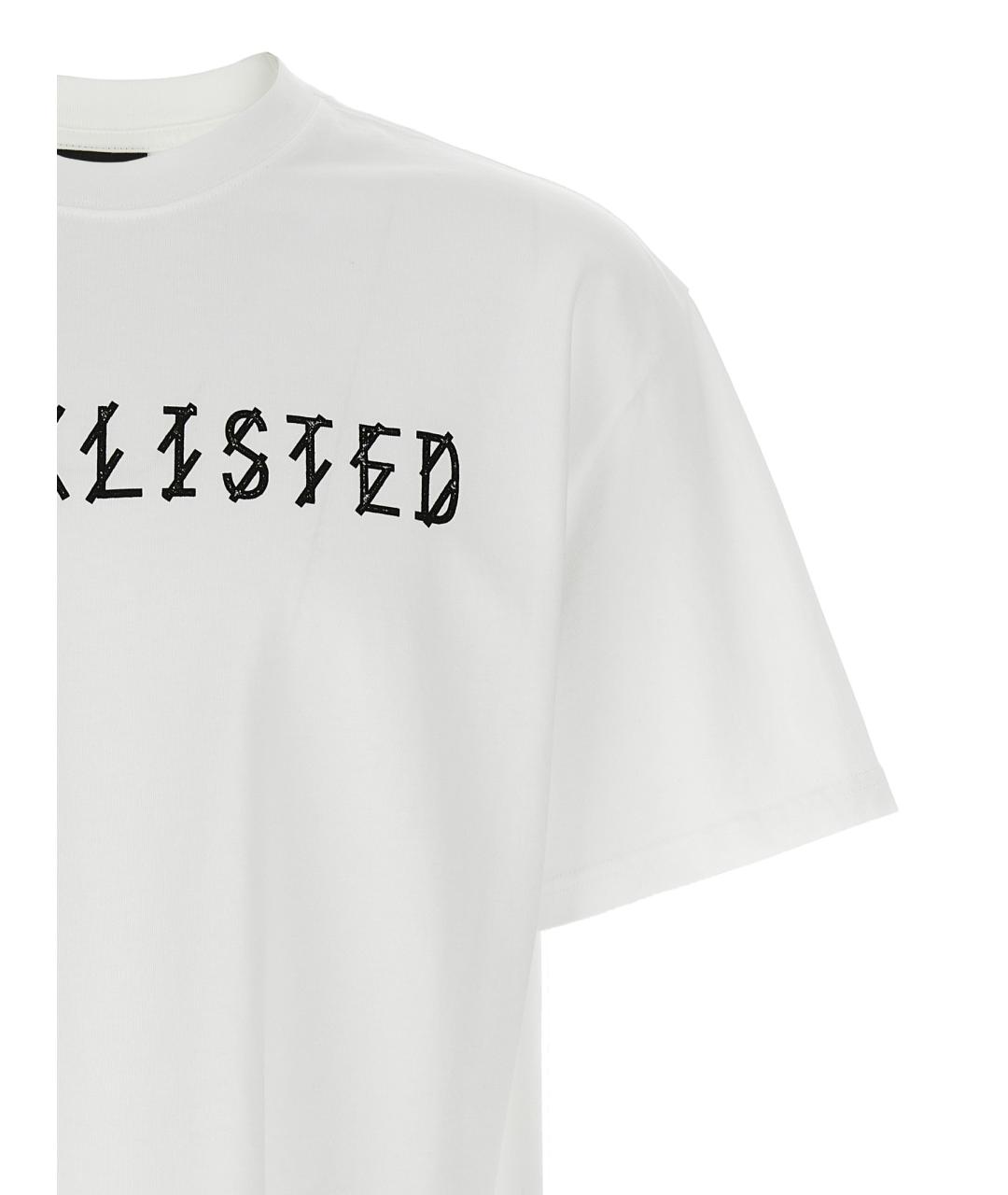 44 LABEL Белая хлопковая футболка, фото 3