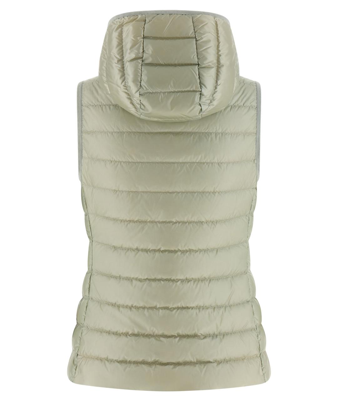 MONCLER Зеленая полиамидовая жилетка, фото 2