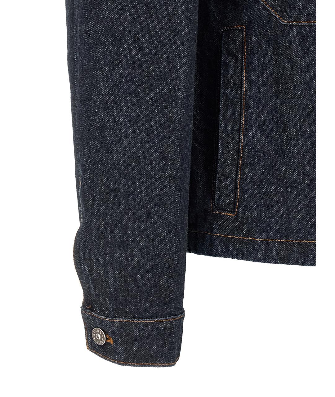 STONE ISLAND Синяя хлопковая куртка, фото 4