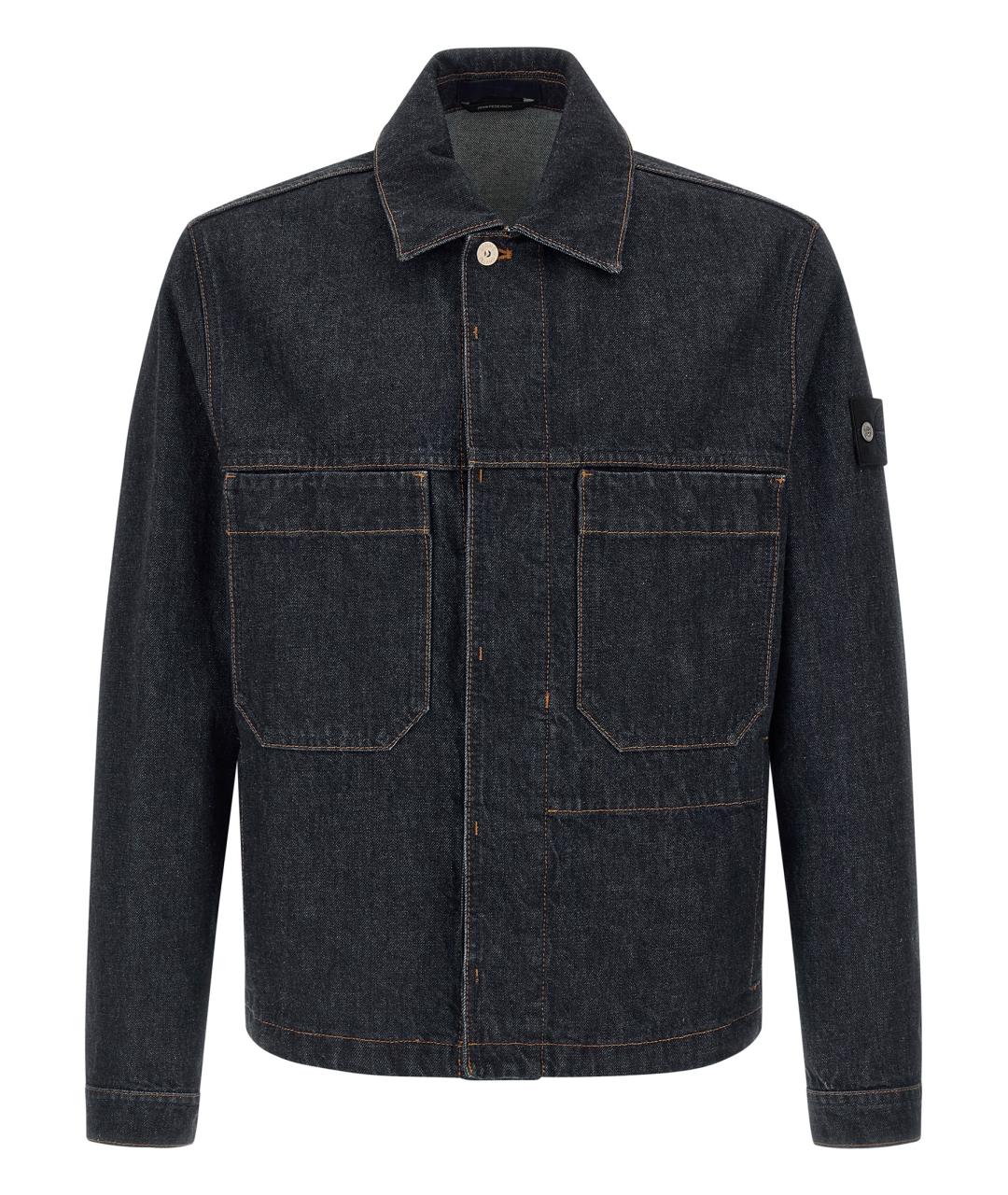 STONE ISLAND Синяя хлопковая куртка, фото 1