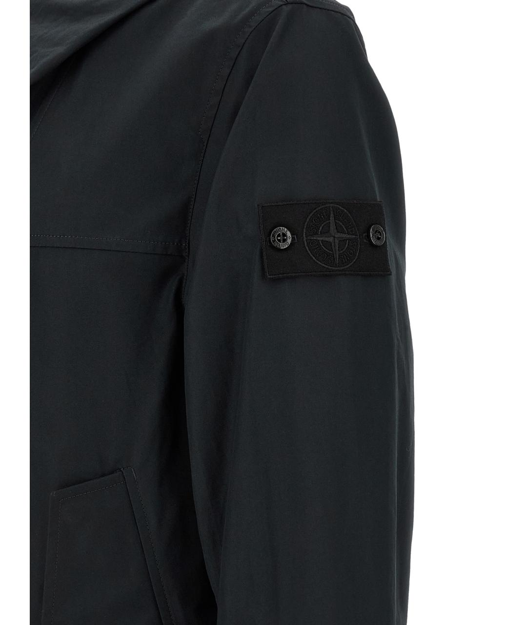 STONE ISLAND Черная куртка, фото 5