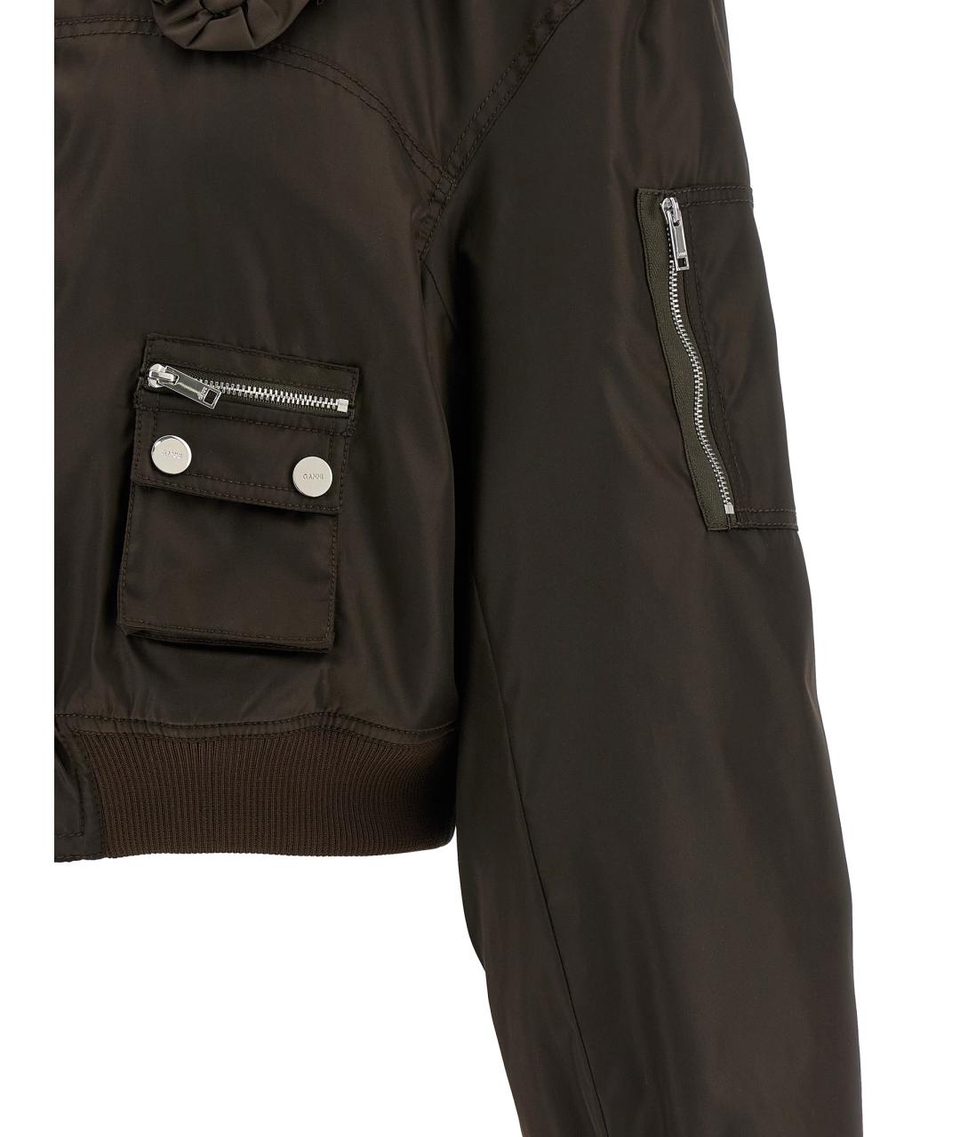 GANNI Коричневая куртка, фото 5
