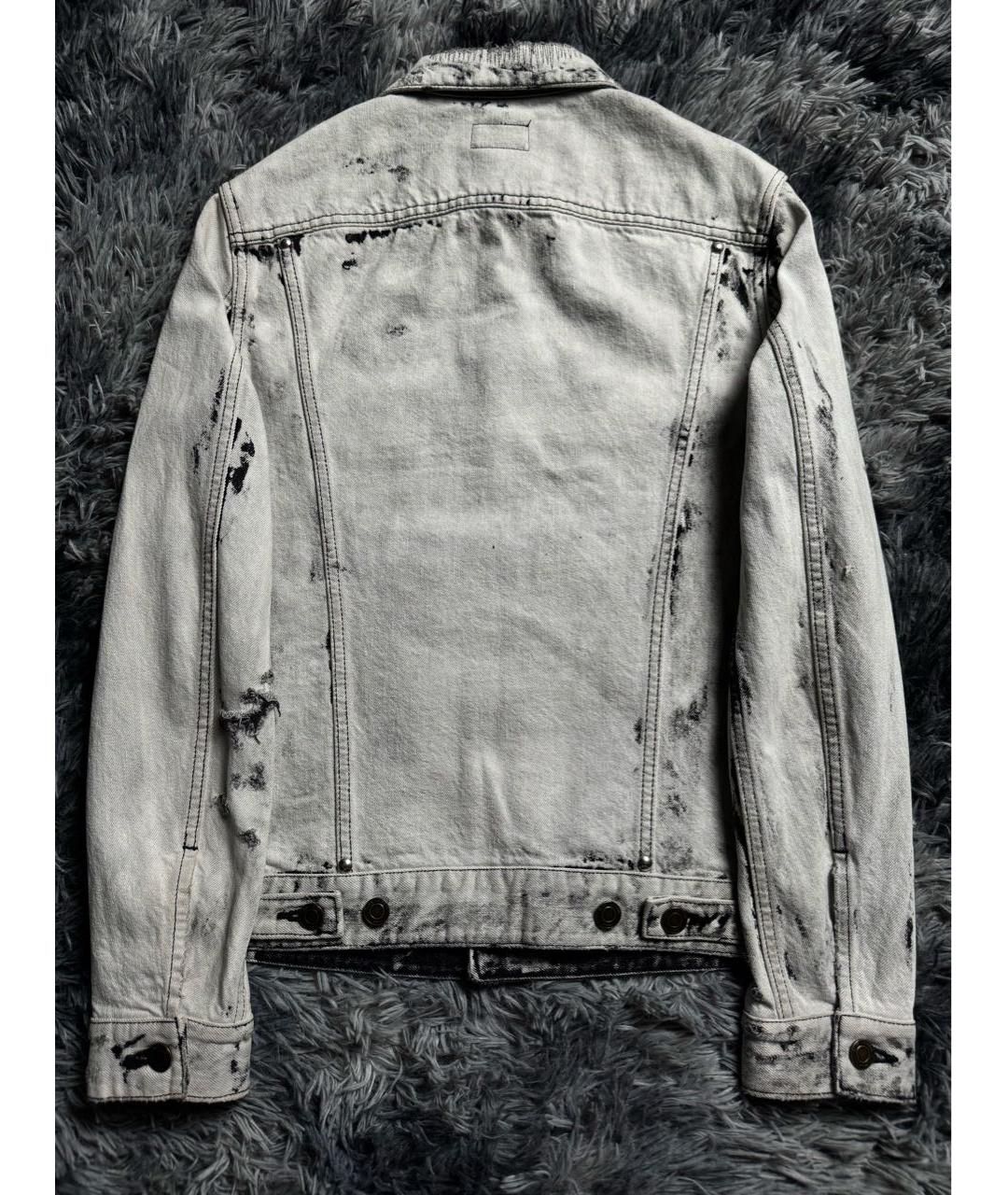 SAINT LAURENT Белая деним куртка, фото 2