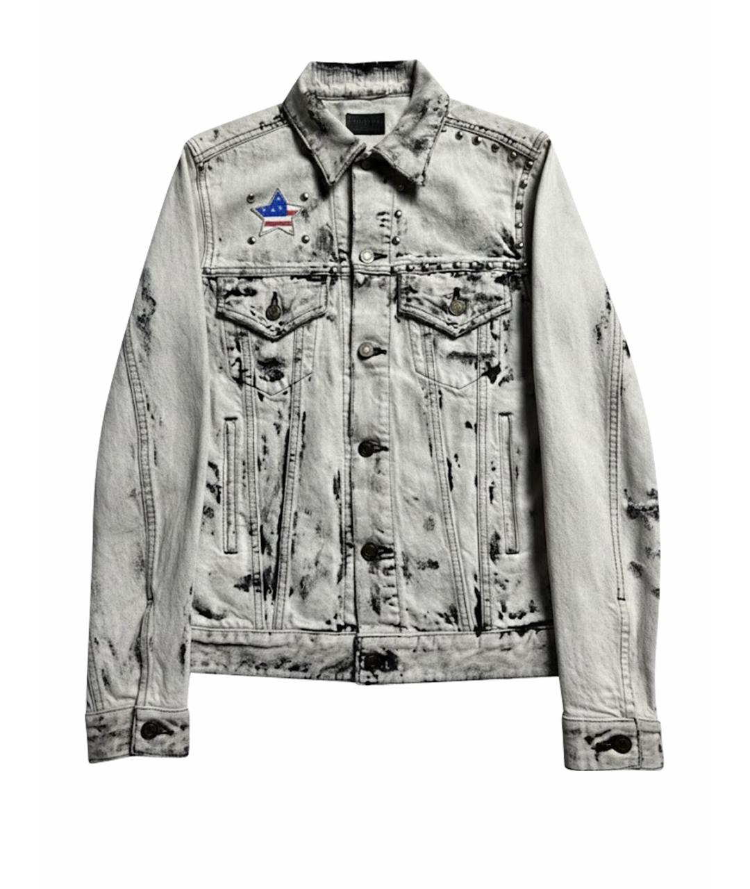 SAINT LAURENT Белая деним куртка, фото 1