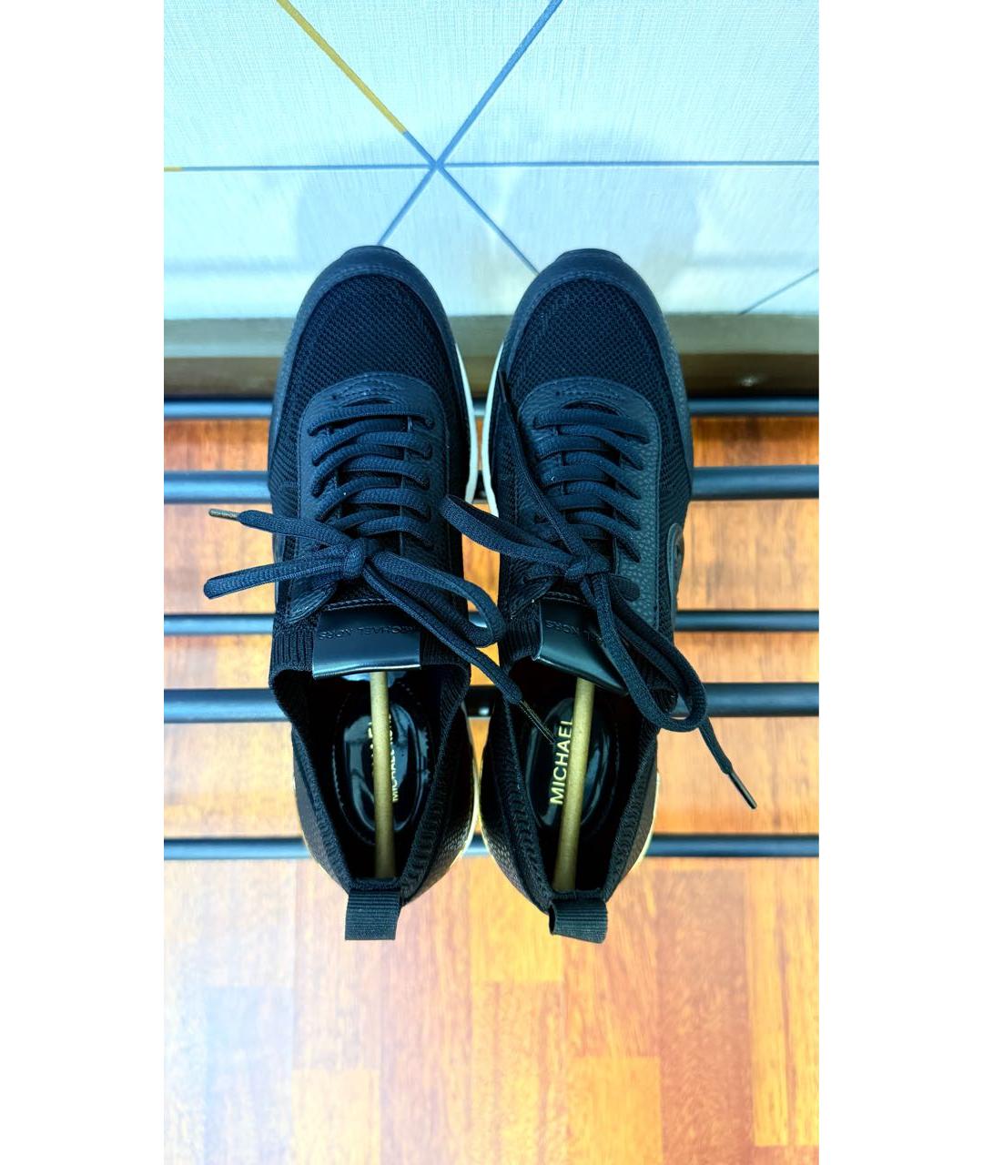 MICHAEL KORS Черные текстильные кроссовки, фото 3