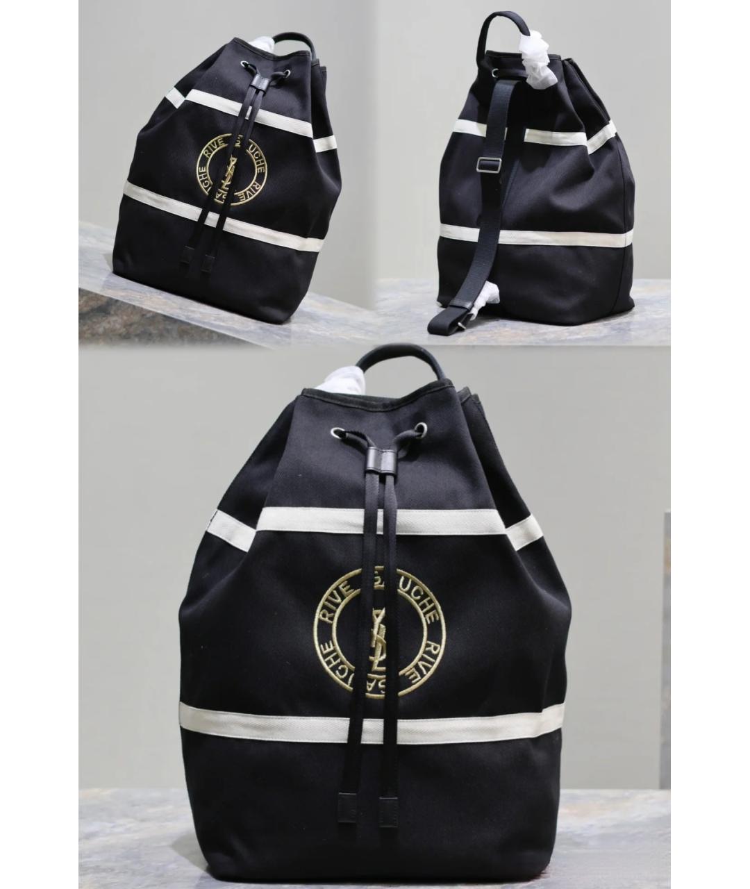 SAINT LAURENT Черный рюкзак, фото 3