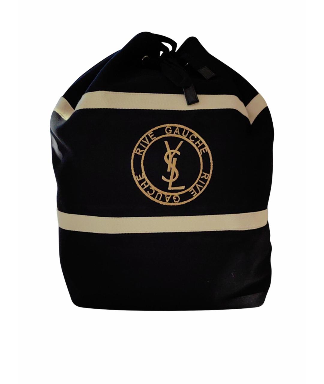SAINT LAURENT Черный рюкзак, фото 1