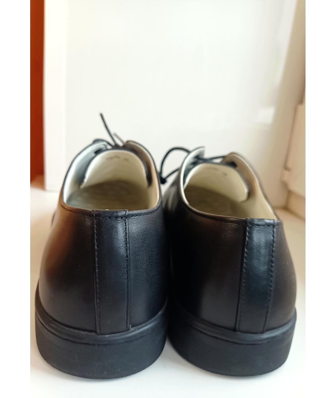 12 STOREEZ Черные кожаные ботинки, фото 4