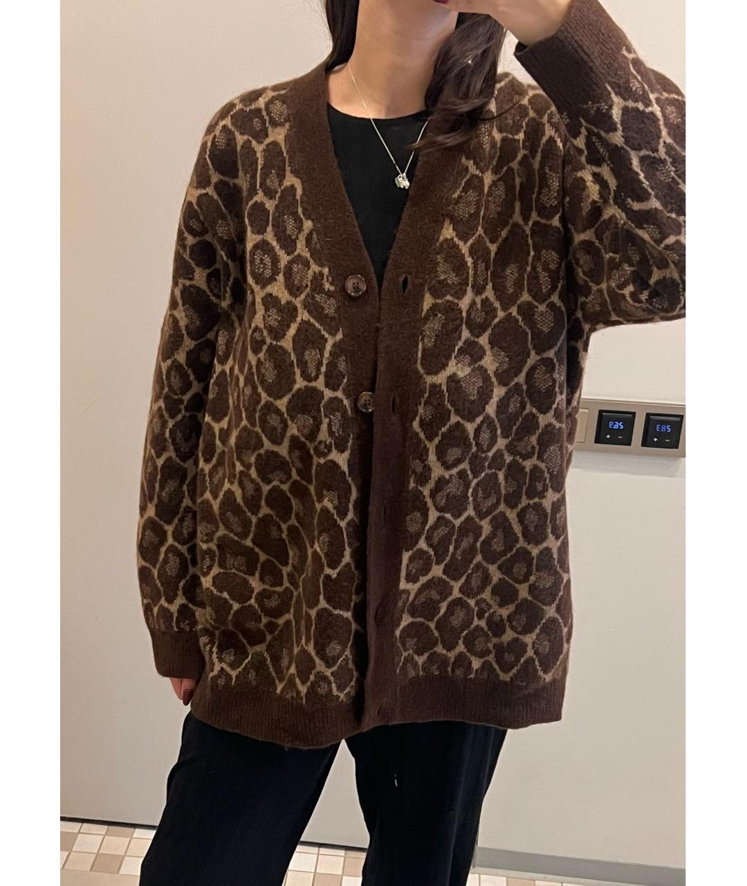 12 STOREEZ Коричневый шерстяной кардиган, фото 3
