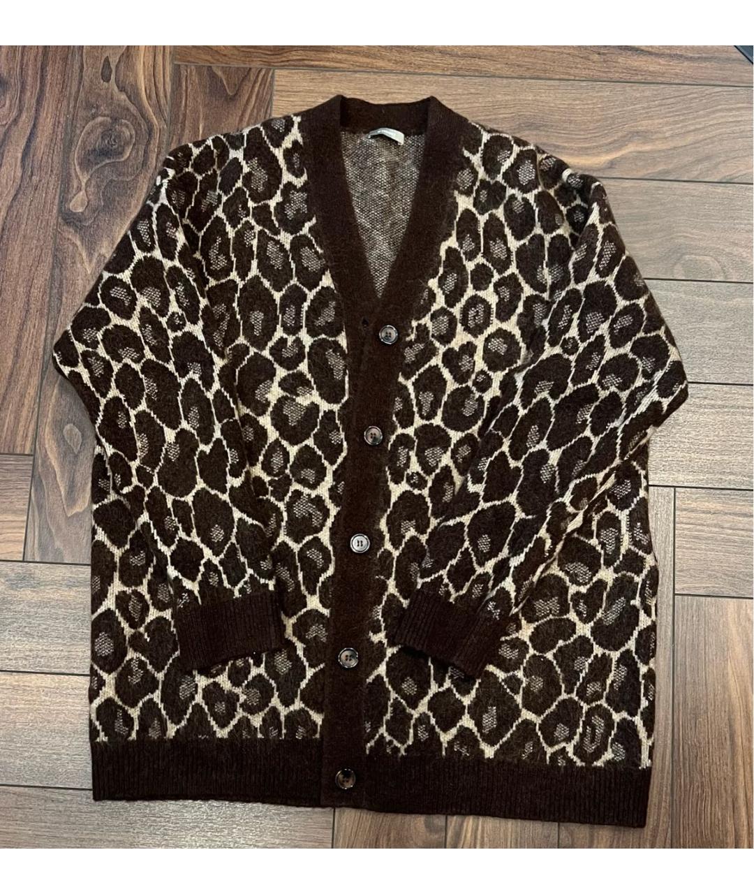 12 STOREEZ Коричневый шерстяной кардиган, фото 4