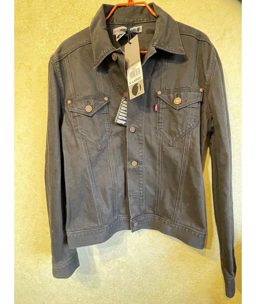 LEVI'S Серая деним куртка, фото 6