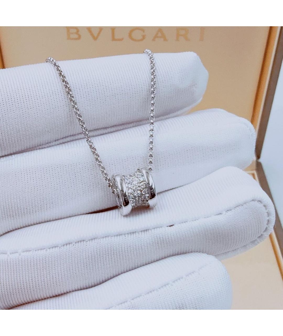 BVLGARI Белая цепочка из белого золота, фото 3