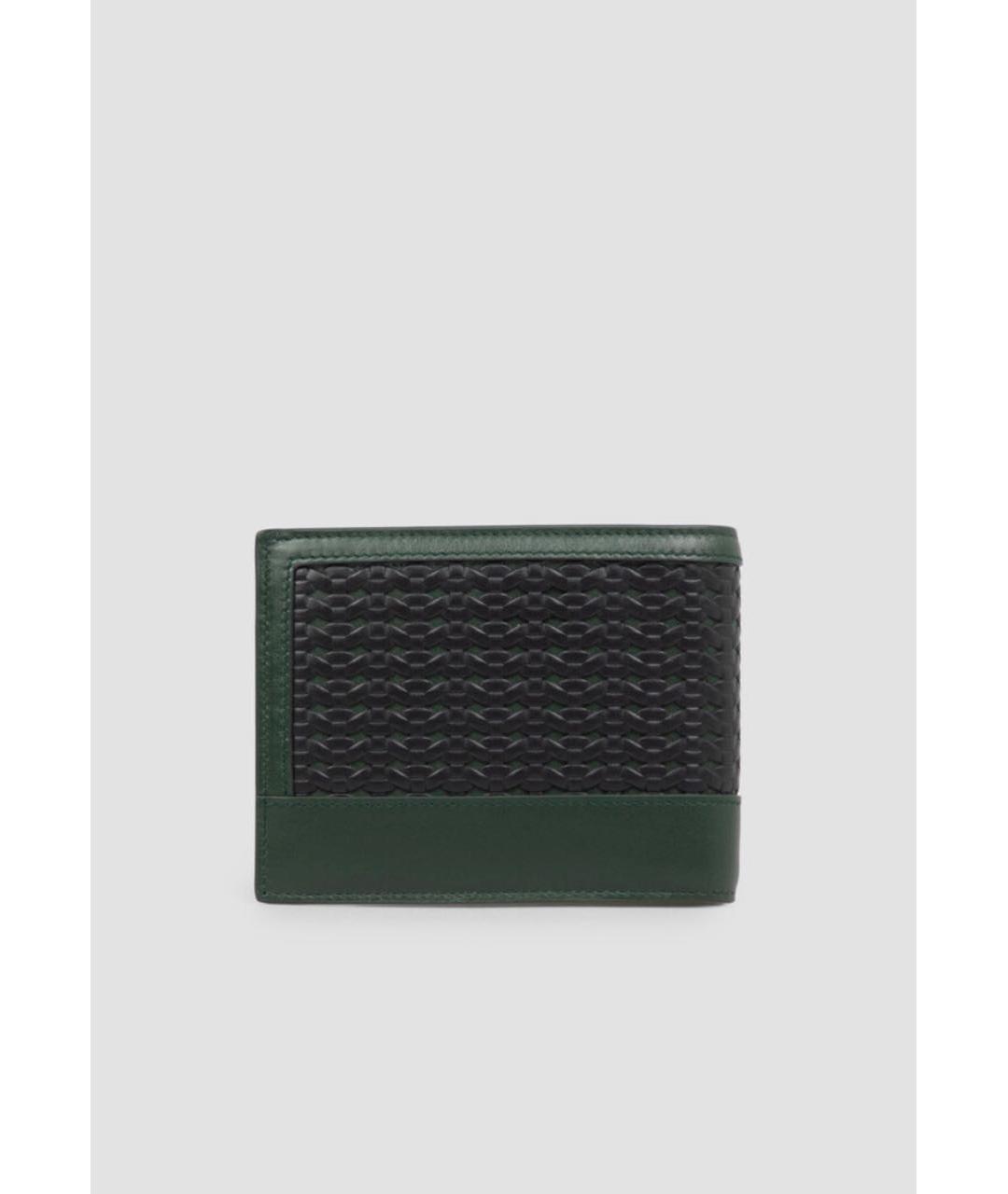 DOLCE&GABBANA Зеленый кожаный кошелек, фото 2