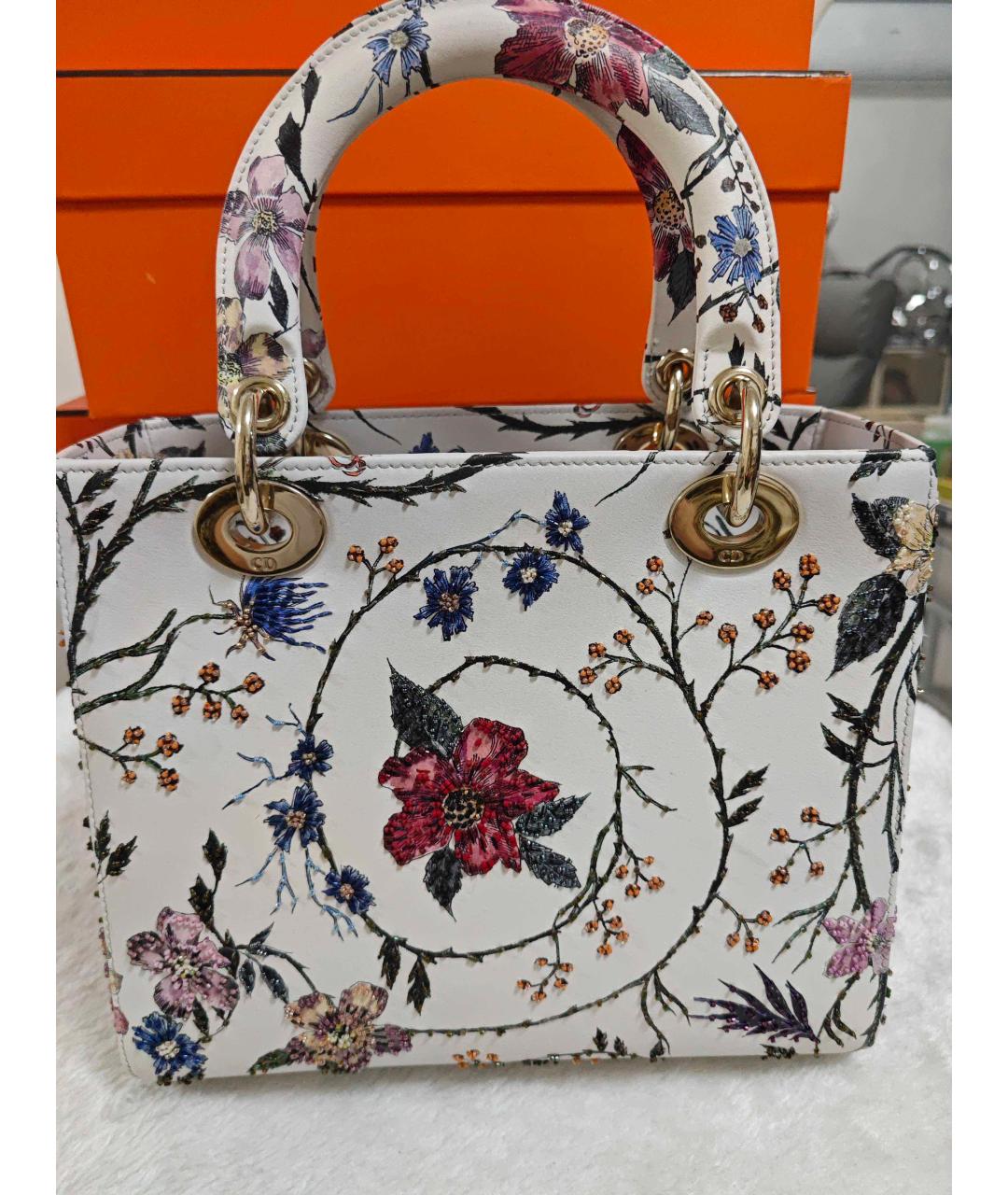 CHRISTIAN DIOR Белая сумка через плечо, фото 4