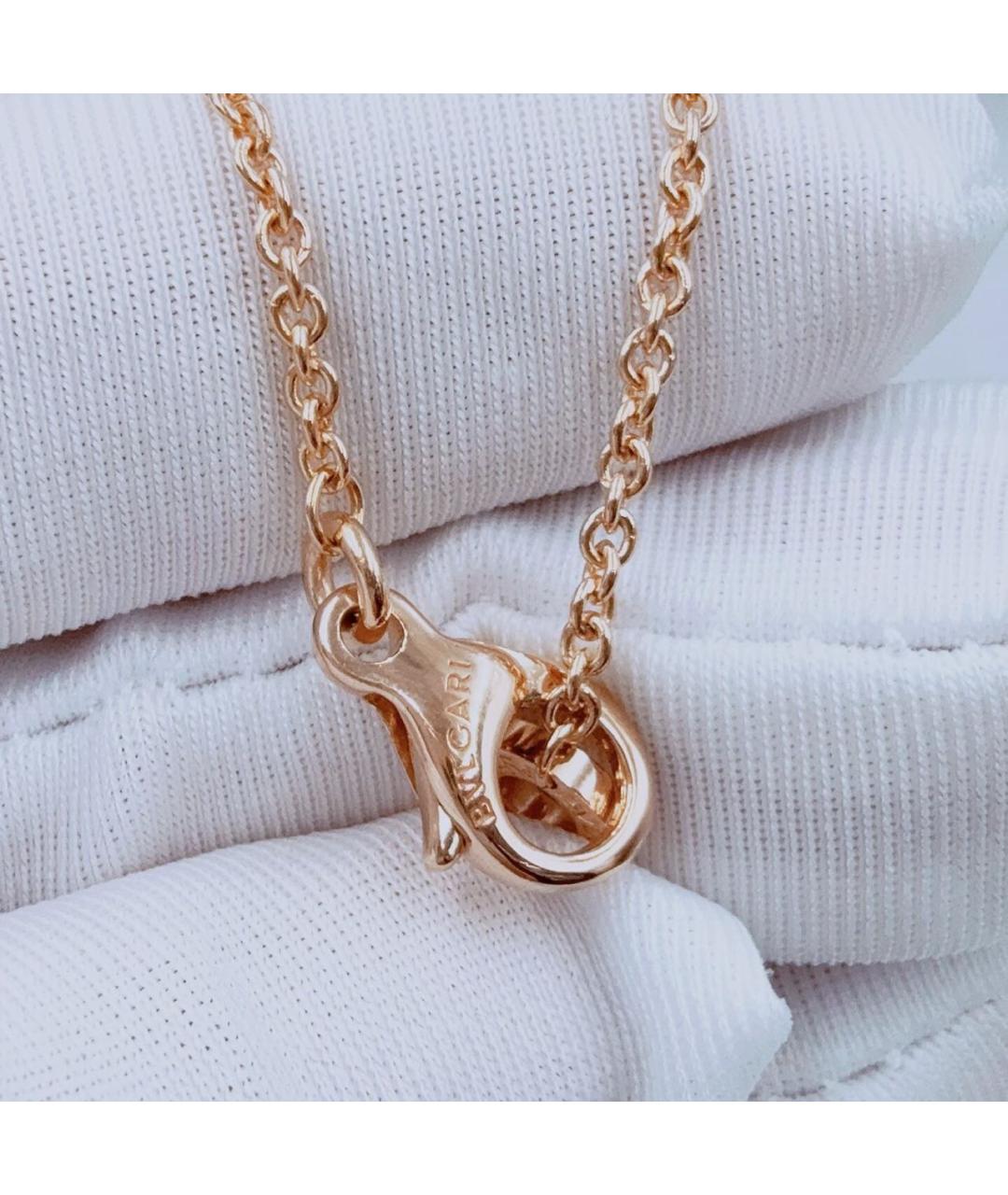 BVLGARI Черный браслет из розового золота, фото 6