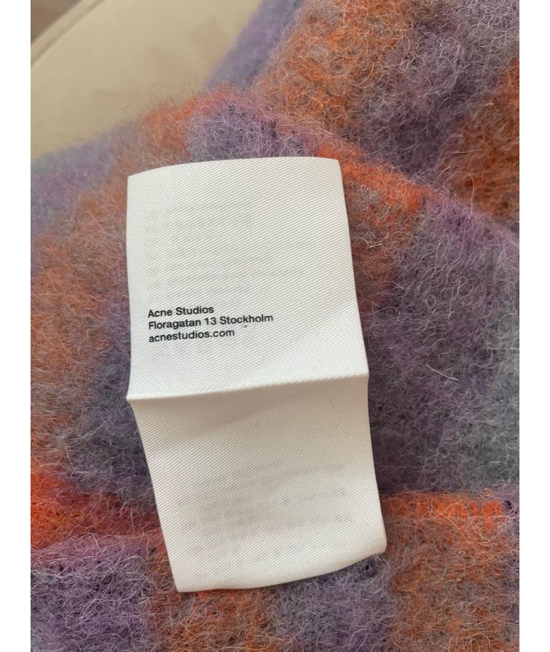 ACNE STUDIOS Мульти шерстяной шарф, фото 5