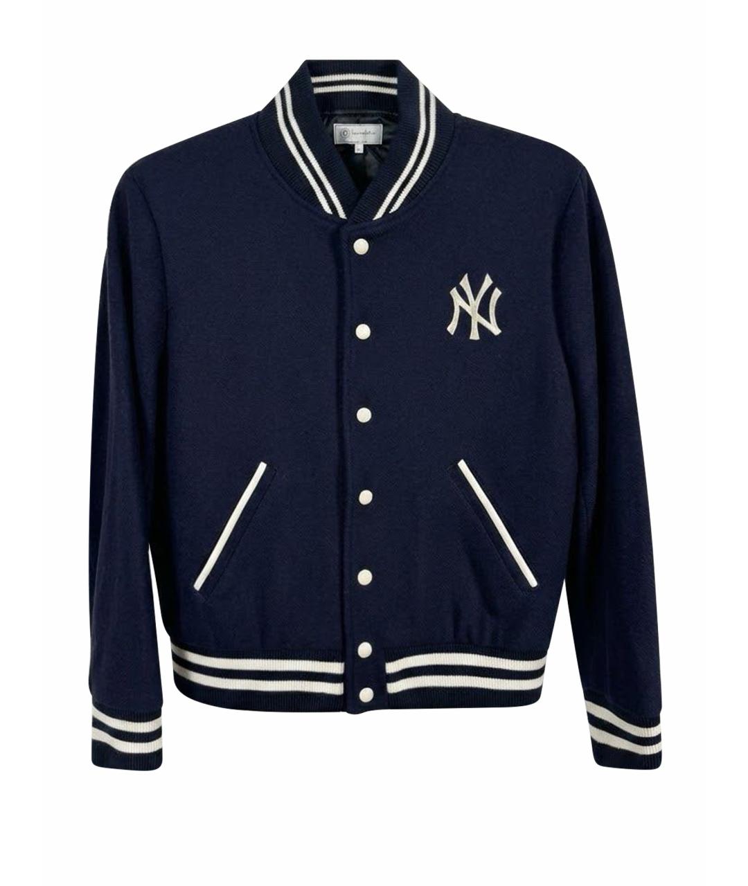 SPORTY AND RICH Темно-синяя шерстяная куртка, фото 1