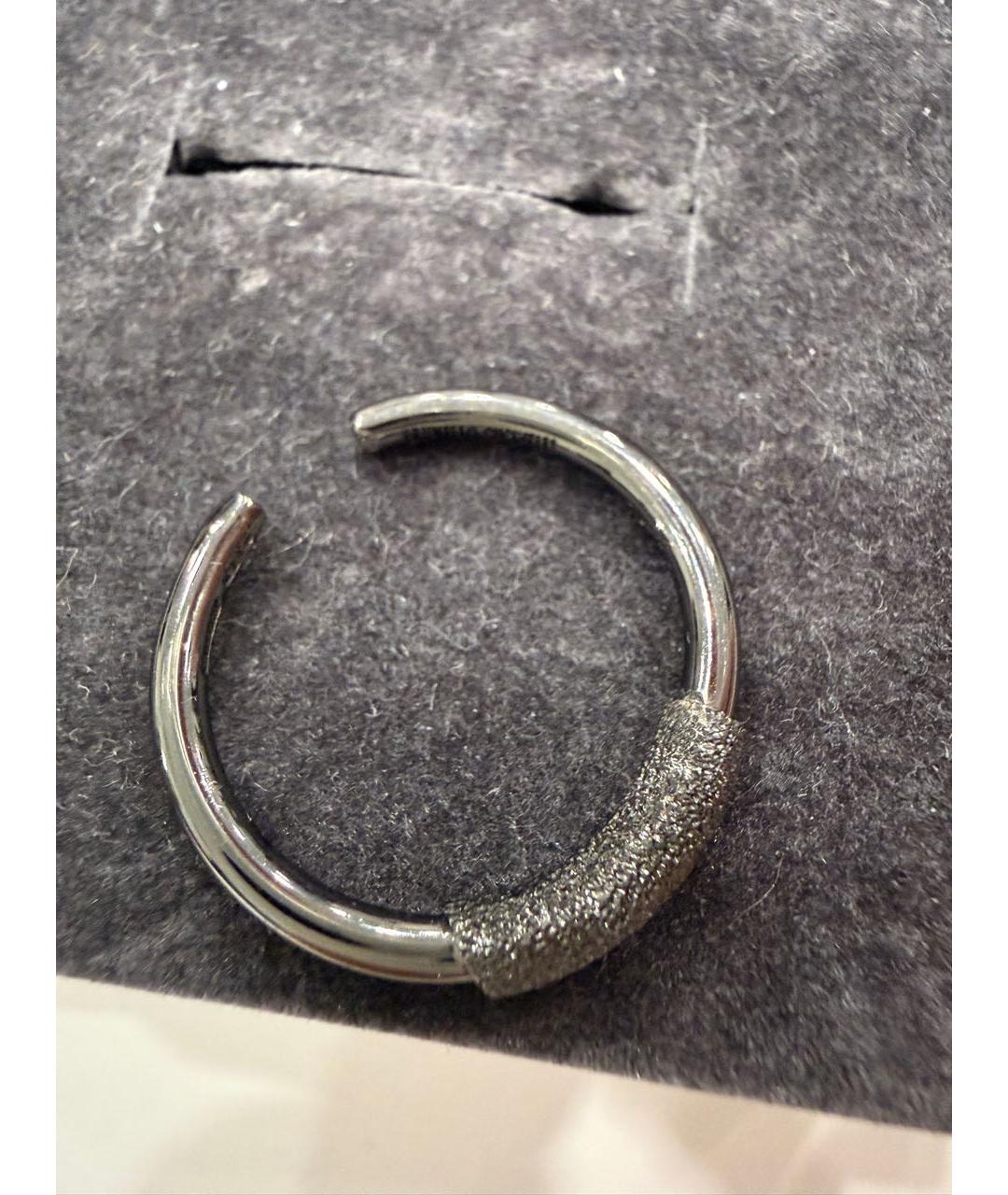 BRUNELLO CUCINELLI Серое серебряное кольцо, фото 4