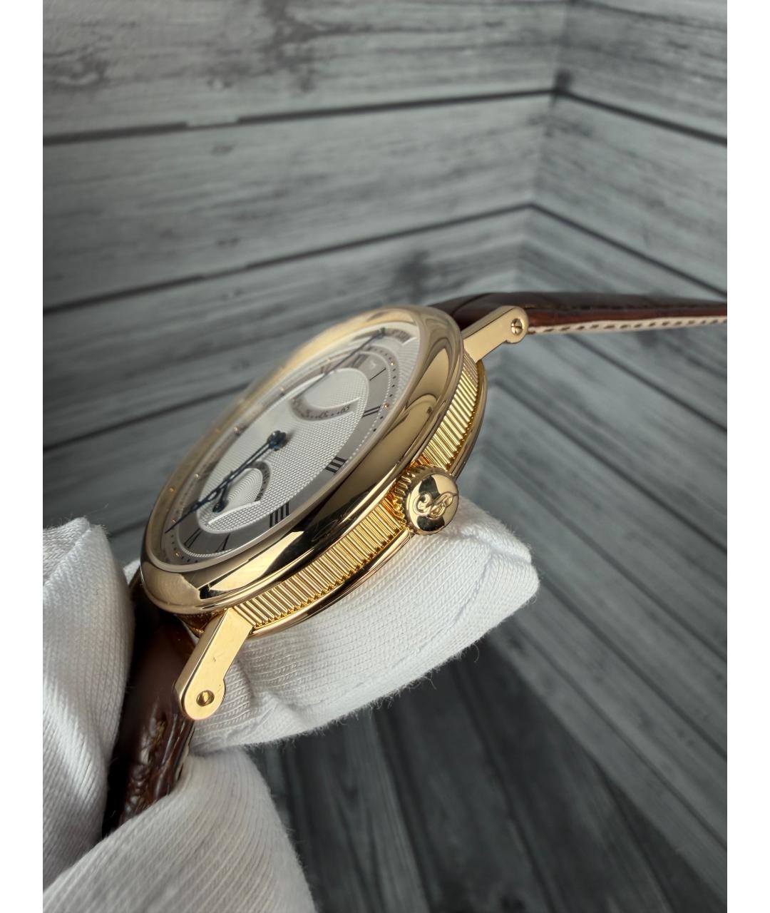 Breguet Серые часы из желтого золота, фото 4