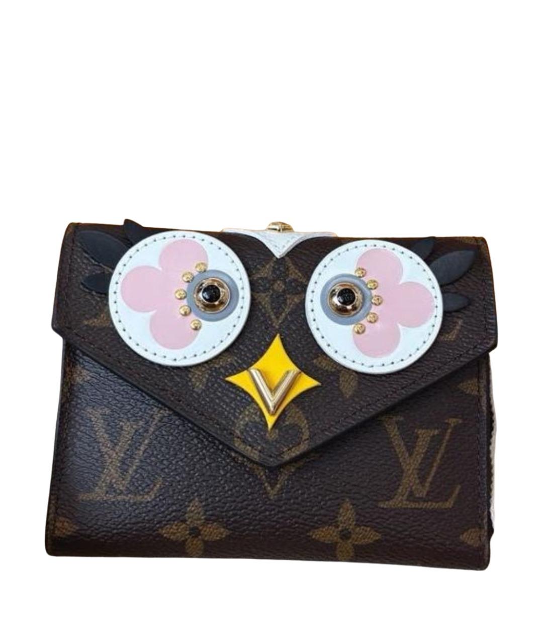 LOUIS VUITTON Коричневый кошелек, фото 1